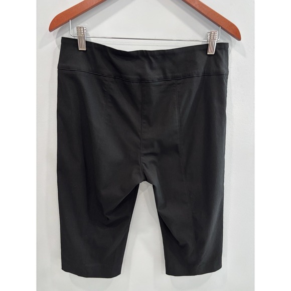 Elliott Lauren Control Stretch Capri Pants Size 10 Black Pull On NWT Minimalist - Picture 3 of 9